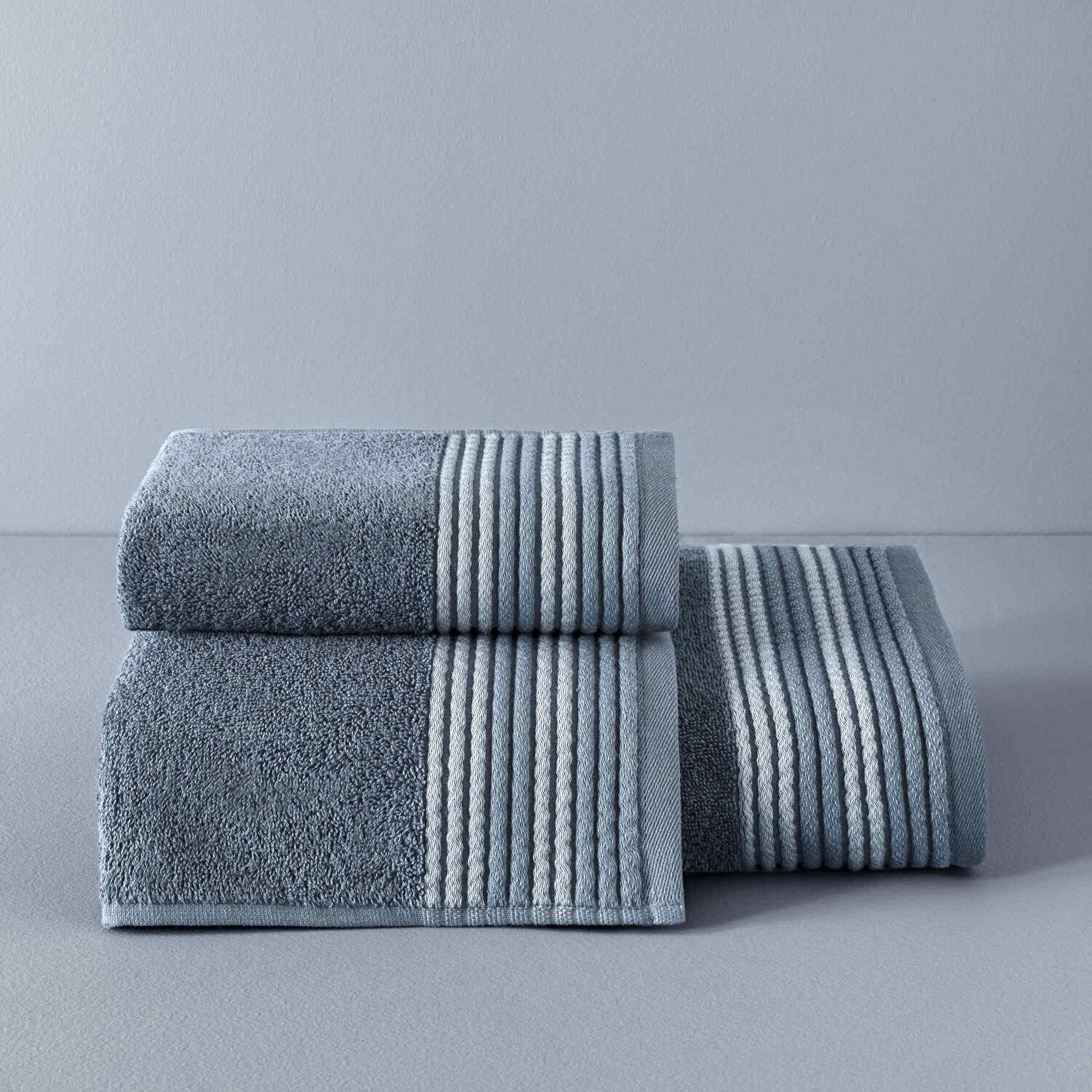 Taç Butik Doğu Ekspresi Pamuk Banyo Havlusu Mavi 70x140