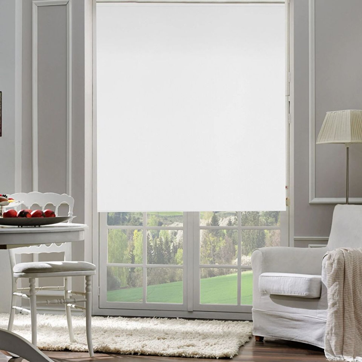 Taç Kendini Temizleyen Stor Perde Beyaz ( Max En : 280 cm )