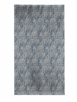 Taç Sora Fon Perde Lacivert Gri ( Max Yükseklik : 295 cm )