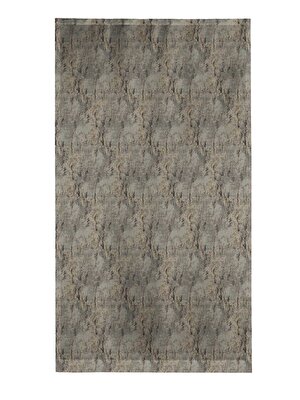 Taç Sora Fon Perde Gri Sarı ( Max Yükseklik : 295 cm )