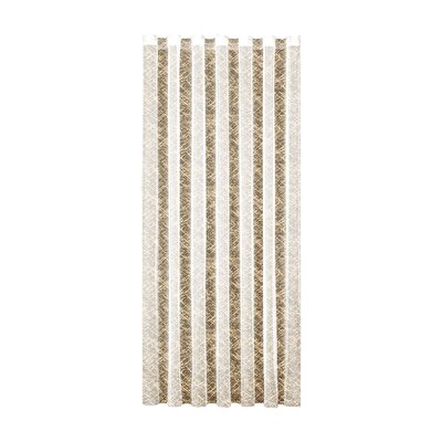 Taç Apron Örme Tül Perde Hardal Sarı ( Max Yükseklik : 265 cm )