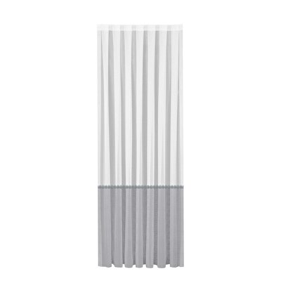 Taç Cruno Brode Tül Perde Gri ( Max Yükseklik : 290 cm )