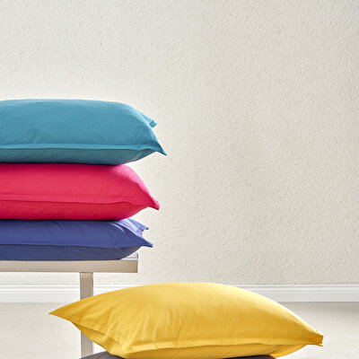 Taç Plain Viskoz Çift Kişilik Çok Amaçlı Set Sarı