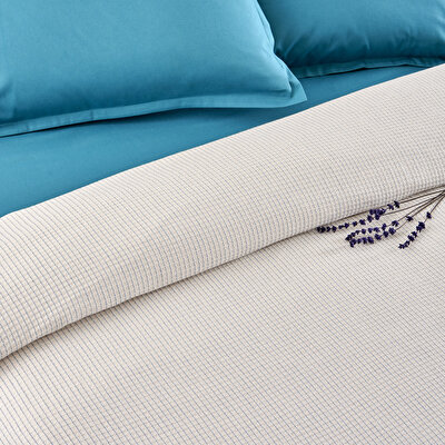 Taç Plain Viskoz Çift Kişilik Çok Amaçlı Set Petrol