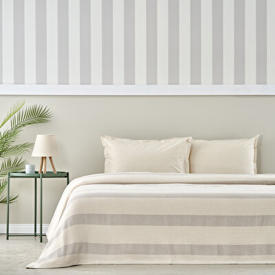 Taç Aura Tek Kişilik Softly Set Gri