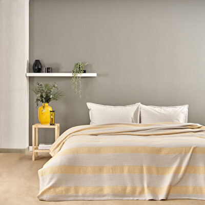 Taç Motto Çift Kişilik Softly Set Sarı