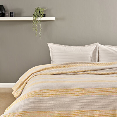 Taç Motto Çift Kişilik Softly Set Sarı