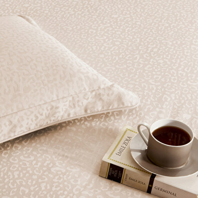 Taç Leo Jakar Çift Kişilik Nevresim Takımı Taş