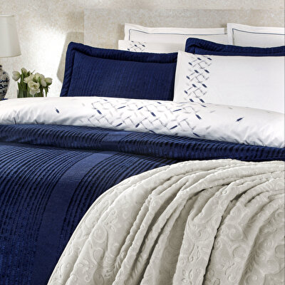 Taç Sirius Abiye Çeyiz Seti Lacivert