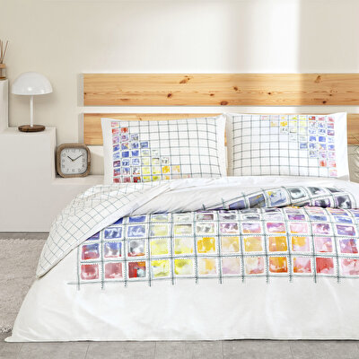 Taç Charmian Ranforce Tek Kişilik Nevresim Takımı Pembe