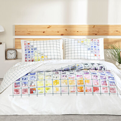 Taç Charmian Ranforce Tek Kişilik Nevresim Takımı Pembe