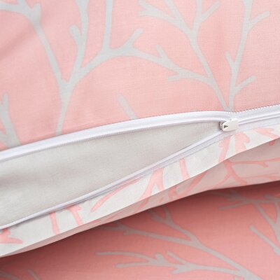 Brielle Çift Kişilik Saten Nevresim Seti Pembe