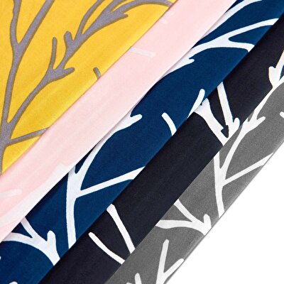 Brielle Queen Size Saten Nevresim Seti Pembe