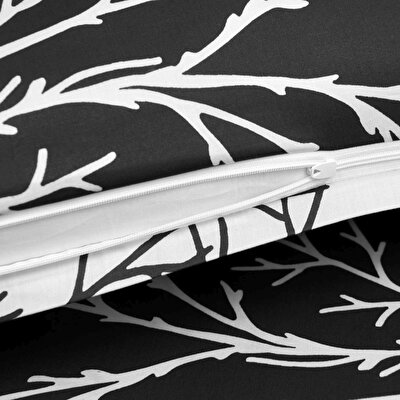 Brielle Queen Size Saten Nevresim Seti Siyah