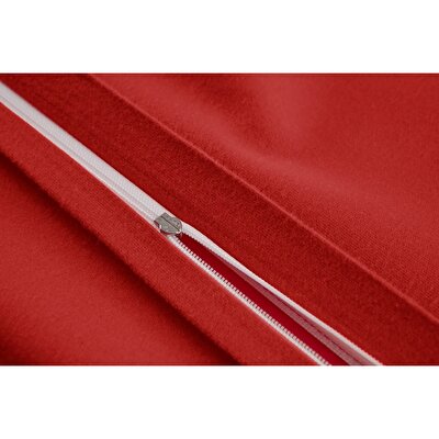 Brielle Tek Kişilik Pamuk Nevresim Seti Kırmızı