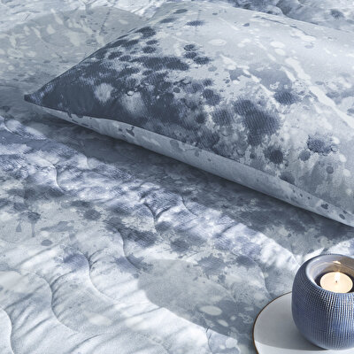 Taç Trixy Ranforce Çift Kişilik Complete Set Mavi