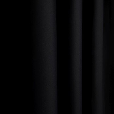Taç Karartma Hazır Fon Perde Siyah 250x265 cm