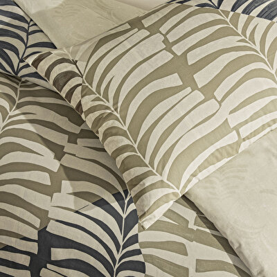 Taç Ella Ranforce Tek Kişilik Nevresim Takımı Kahverengi