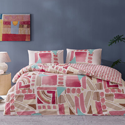 Taç Holden Ranforce Tek Kişilik Nevresim Takımı Pembe