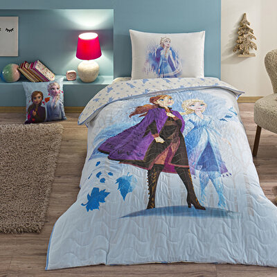Taç Lisanslı Disney Frozen Sisters Tek Kişilik Pamuk Complete Set