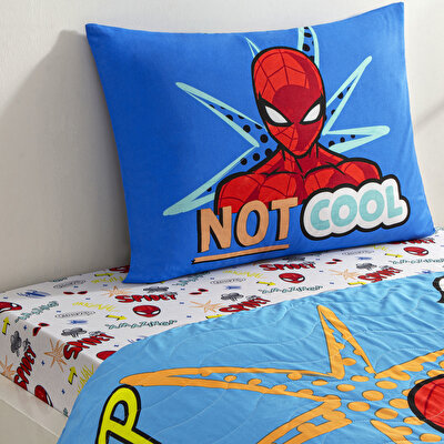Taç Lisanslı Spiderman Thwip Tek Kişilik Pamuk Complete Set