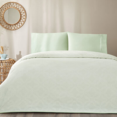 Taç Jakar Soleya Çift Kişilik Pike Takımı Mint