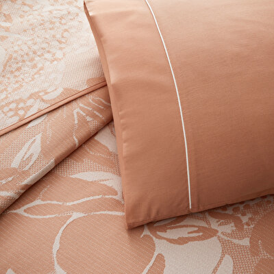 Taç Jakar Idore Çift Kişilik Pike Takımı Somon