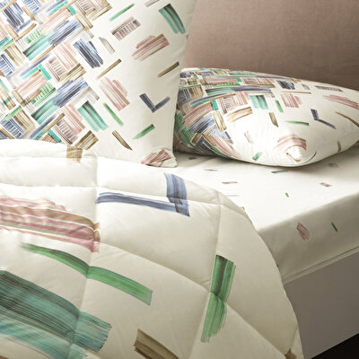 Taç Rance Ranforce Çift Kişilik Yorgan Set Yeşil