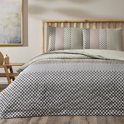 Taç Breeze Ranforce Tek Kişilik Complete Set Gri