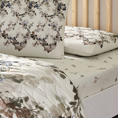 Taç Mariah Ranforce Çift Kişilik Complete Set Kremrengi