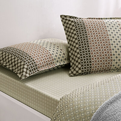 Taç Roland Ranforce Tek Kişilik Battaniyeli Kış Seti Gri