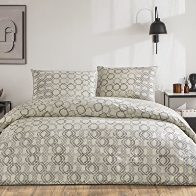 Taç Galen Ranforce Tek Kişilik Nevresim Takımı Gri