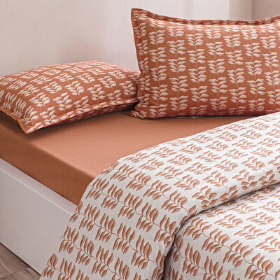 Taç Lorien Seç&Ser Çift Kişilik Nevresim Takımı Turuncu