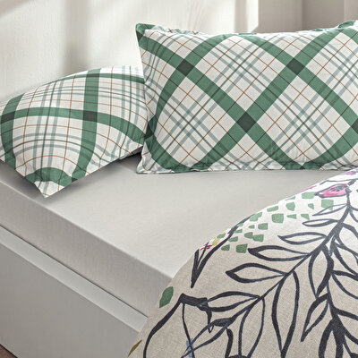 Taç Greeny Seç&Ser Çift Kişilik Nevresim Takımı Yeşil