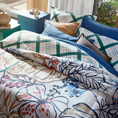 Taç Greeny Seç&Ser Çift Kişilik Nevresim Takımı Yeşil