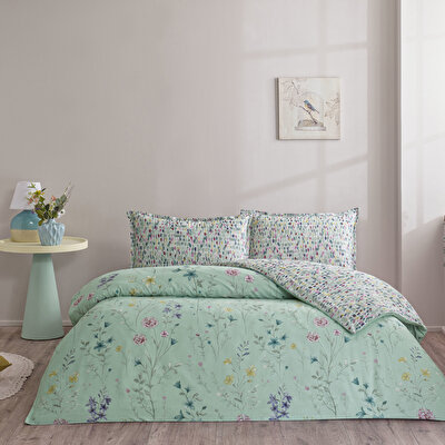 Taç Pepple Seç&Ser Çift Kişilik Nevresim Takımı Mint