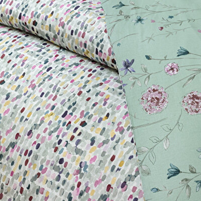 Taç Pepple Seç&Ser Çift Kişilik Nevresim Takımı Mint