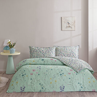 Taç Pepple Seç&Ser Çift Kişilik Nevresim Takımı Mint