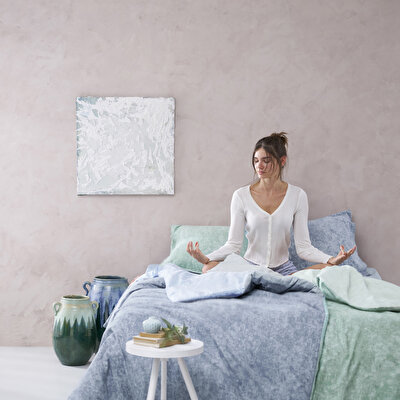 Taç Shimmer Seç&Ser Çift Kişilik Nevresim Takımı Yeşil