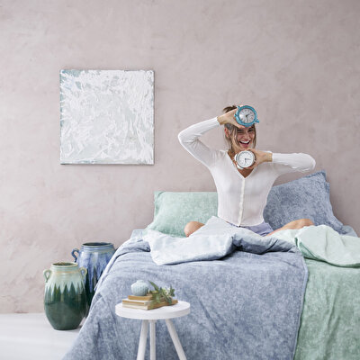 Taç Shimmer Seç&Ser Çift Kişilik Nevresim Takımı Yeşil