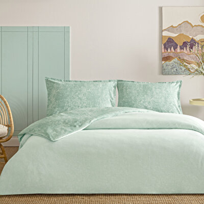 Taç Shimmer Seç&Ser Çift Kişilik Nevresim Takımı Yeşil