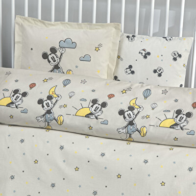 Taç Lisanslı Disney Mickey Mouse Dream Baby Pamuk Bebek Nevresim Takımı