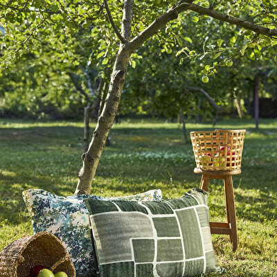 Taç Reborn Alyssa Bambu Çift Kişilik Nevresim Takımı Mavi