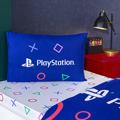 Taç Lisanslı Playstation Tek Kişilik Pamuk Nevresim Takımı 100