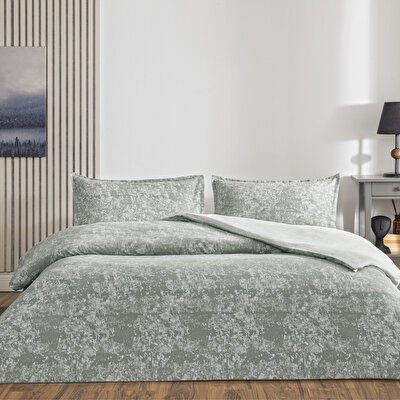 Taç Shimmer Seç&Ser Çift Kişilik Nevresim Takımı Gri