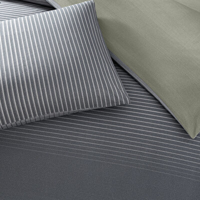 Taç Marwen Ranforce Tek Kişilik Nevresim Takımı Lacivert