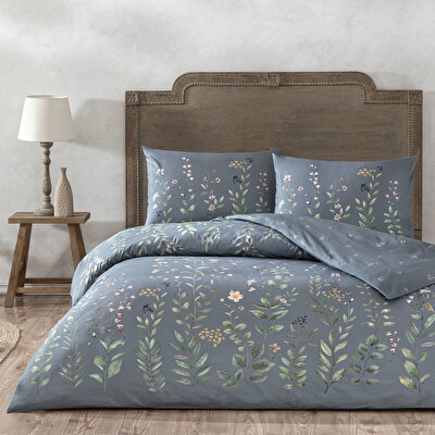 Taç Serelis Ranforce Tek Kişilik Nevresim Takımı Mavi