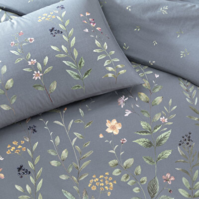 Taç Serelis Ranforce Tek Kişilik Nevresim Takımı Mavi