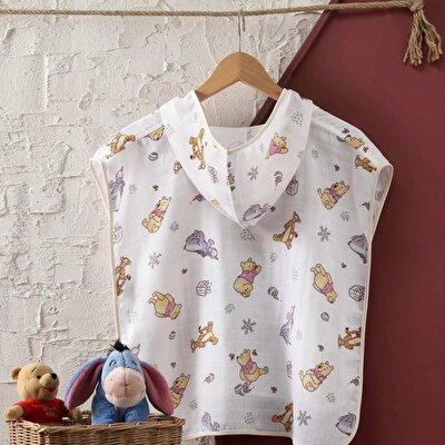 Lisanslı Disney Winnie Pamuk 60x120 cm Müslin Panço