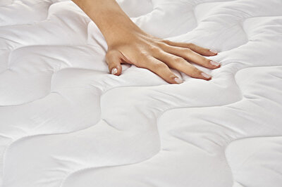 Taç Dreamer Pamuk Çift Kişilik Uyku Pedi Beyaz